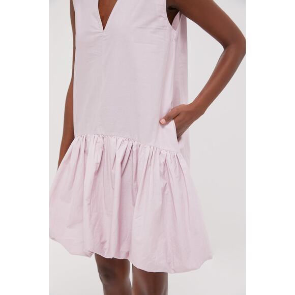 SEA NEW YORK Lilac Emmet Poplin Bubble Tank Dress Size M NWT Retail $250 - Picture 5 of 7